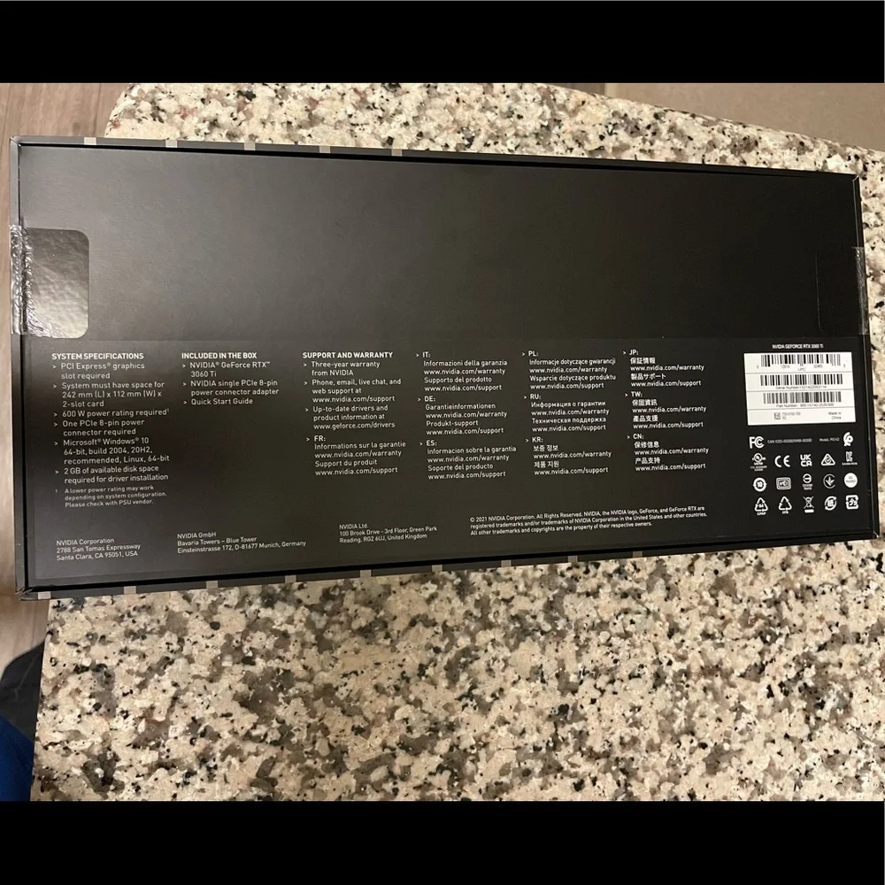 RTX 3060ti Founders Edition.